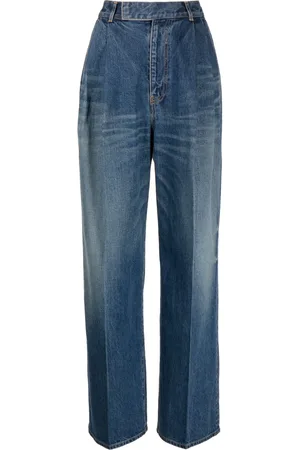 UNDERCOVER Jeans rectos con tiro alto