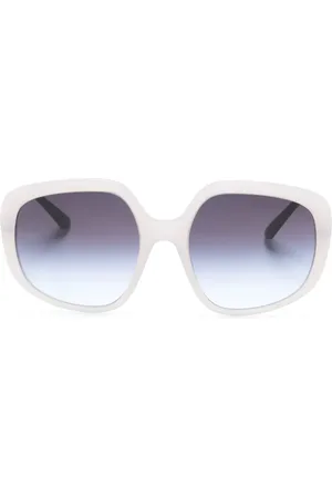 Dolce & Gabbana Lentes de sol con armazón oversize y letras del logo