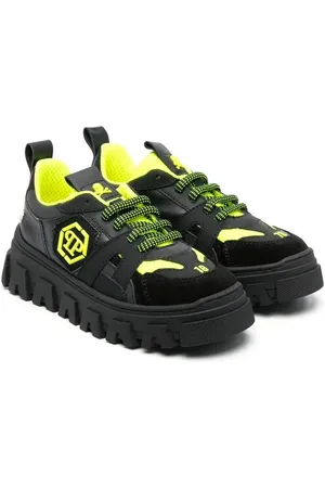 Philipp Plein Tenis con agujetas y parche del logo