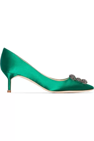 Manolo Blahnik Zapatillas Hangisi con tacón de 50mm