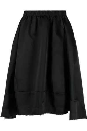 Comme des Garçons Falda midi con diseño asimétrico