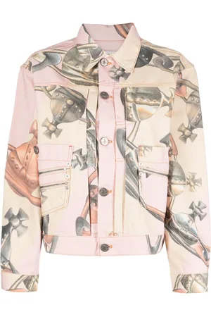 Vivienne Westwood Chamarra biker con motivo Orb