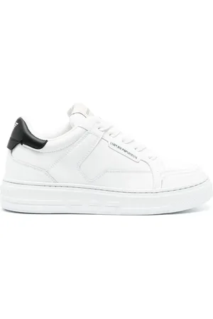Emporio Armani Tenis bajos con logo estampado