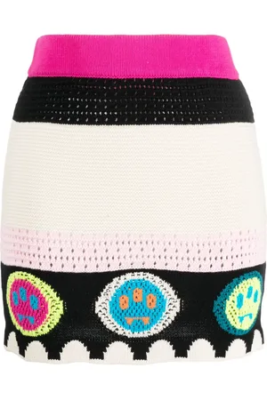 BARROW Falda corta con logo en jacquard