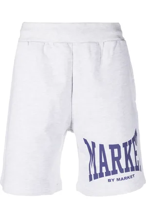 MARKET Shorts deportivos con logo estampado