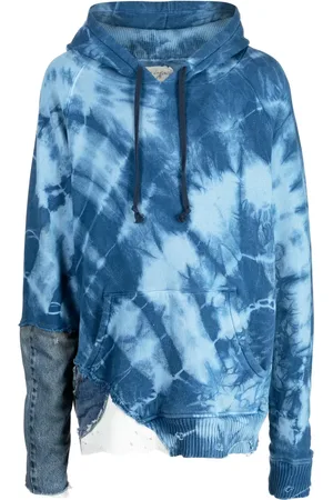 GREG LAUREN Hoodie con motivo tie-dye