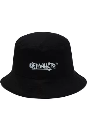 OFF-WHITE Sombreros - Logo graffiti-print bucket hat