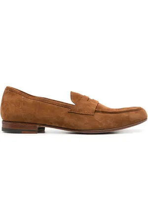 LIDFORT Mocasines de gamuza con puntera redonda