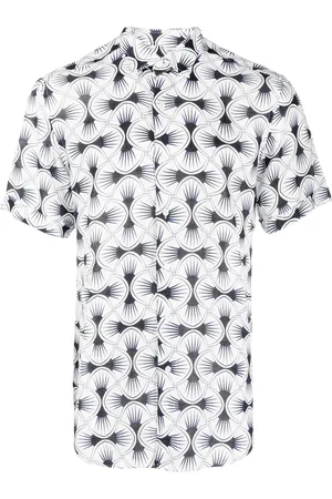 PENINSULA SWIMWEAR Camisa con estampado geométrico