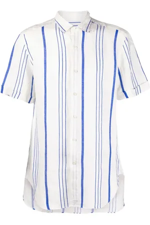 PENINSULA SWIMWEAR Camisa manga corta con rayas estampadas