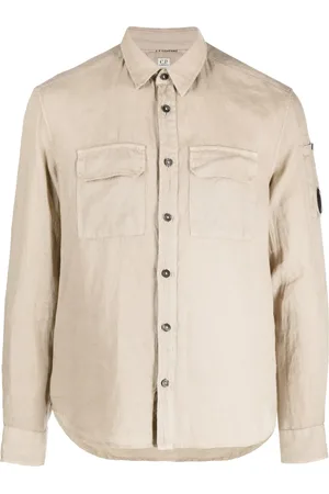 C.P. Company Camisa con detalle de lente
