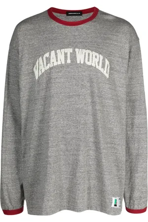 UNDERCOVER Playera manga larga con eslogan estampado