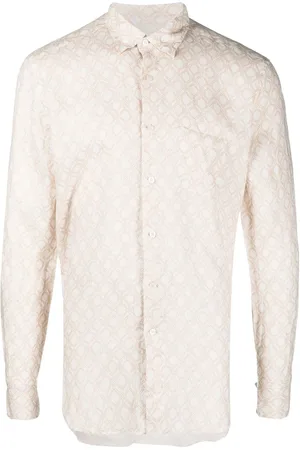 PENINSULA SWIMWEAR Camisa con estampado geométrico