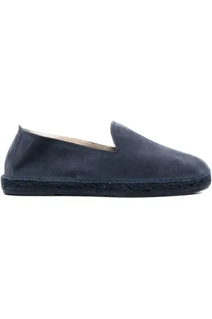 MANEBI Alpargatas estilo slip-on de gamuza