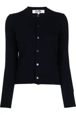 Comme des Garçons Cárdigan con parche del logo