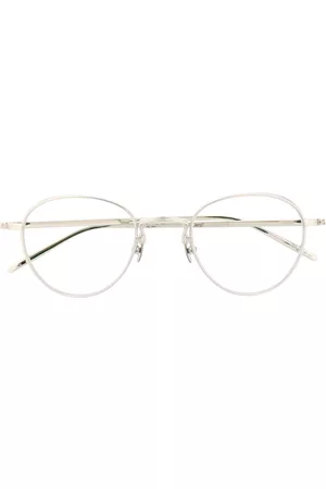 MATSUDA Lentes de sol - Lentes con armazón redonda en relieve