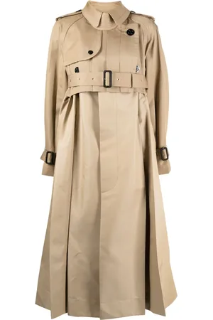 SACAI Gabardina con cinturón