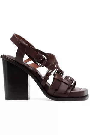 LEMAIRE Sandalias con tiras y tacón de 100mm