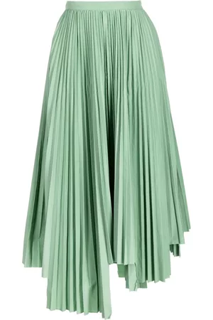 Plan C Mujer Plisadas - Asymmetric pleated skirt