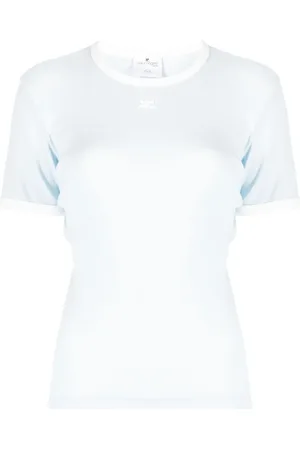 Courrèges Playera con logo bordado