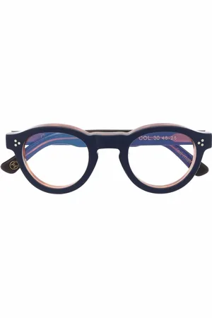 LESCA Lentes con armazón redonda