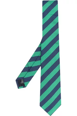 Fursac Hombre Pajaritas - Striped silk tie