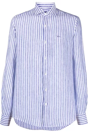 Paul & Shark Camisa con logo bordado y motivo de rayas