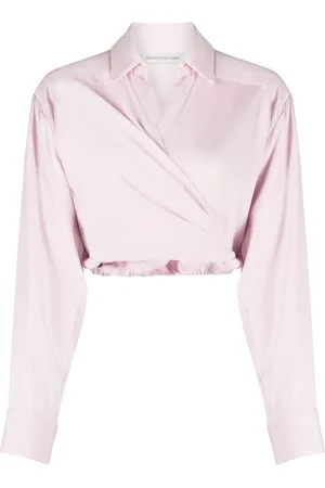 CHRISTOPHER ESBER Blusa corta cruzada