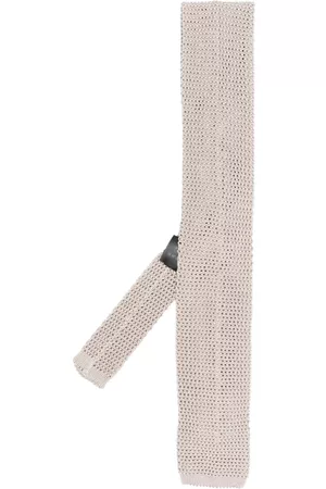 Fursac Hombre Pajaritas - Square-tip knitted silk tie