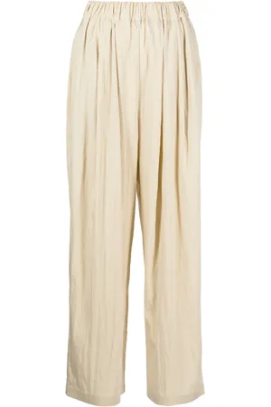 B+AB Pantalones rectos con tiro alto