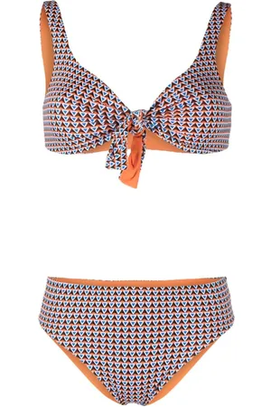FISICO Bikini con estampado geométrico
