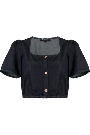 tout a coup Blusa corta con mangas farol