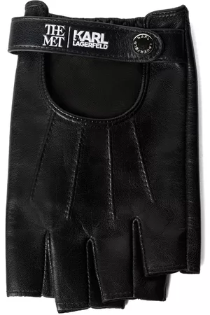 Karl Lagerfeld Mujer Guantes - Fingerless goatskin gloves