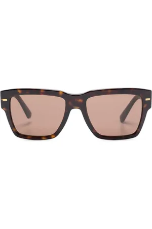 Dolce & Gabbana Lentes de sol con armazón cuadrada y micas oscuras
