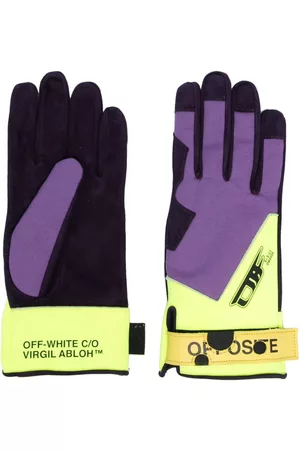 OFF-WHITE Hombre Guantes - Logo-print touch-strap gloves