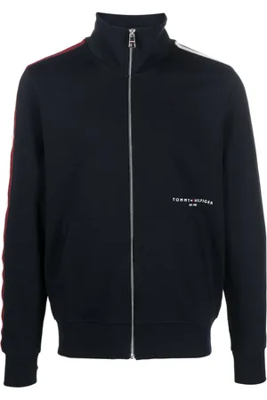 Tommy Hilfiger Chamarra bomber con logo estampado