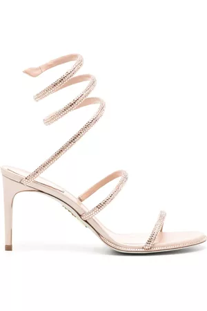 RENE CAOVILLA Sandalias con detalles de cristal y tacón de 90mm