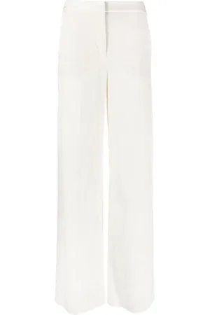 Karl Lagerfeld Pantalones anchos con logo en jacquard
