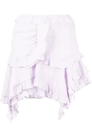 Isabel Marant Falda asimétrica Geneva de cintura alta