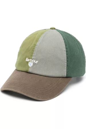 Barbour Hombre Gorras - Logo-embroidered colour-block cap