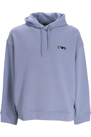 Emporio Armani Hoodie con parche del logo y cordones