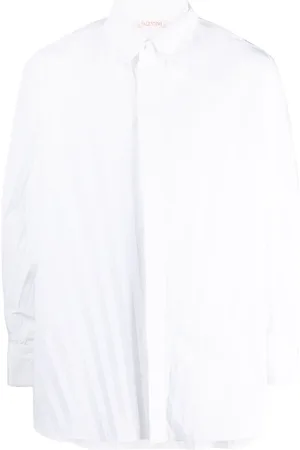 VALENTINO GARAVANI Camisa plisada manga larga