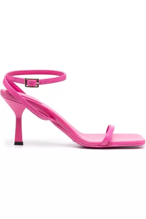 SEMICOUTURE Sandalias con puntera cuadrada y hebilla
