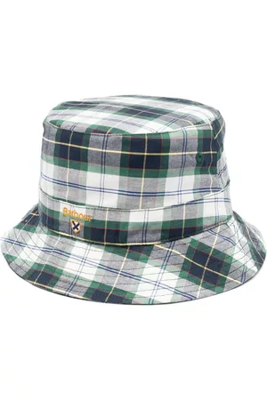 Barbour Hombre Sombreros - Tartan-print bucket hat