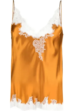 CARINE GILSON Camisón de seda Calais-Caudry