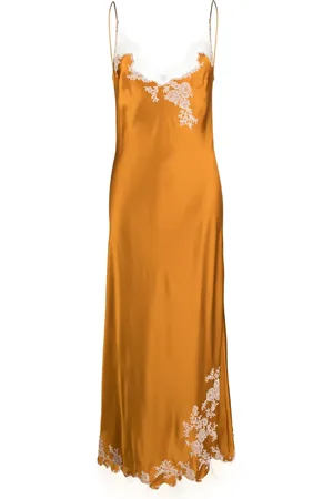 CARINE GILSON Vestido de fiesta de seda Calais-Caudry