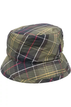 Barbour Hombre Sombreros - Tartan-print bucket hat