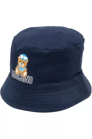 Moschino Sombreros - Teddy Bear motif bucket hat