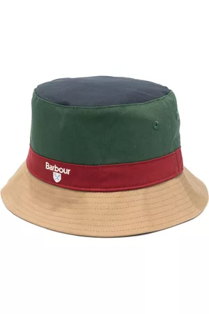 Barbour Hombre Sombreros - Logo-embroidered cotton bucket hat