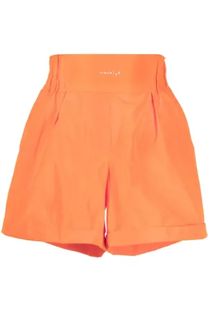 Nackiye Shorts con pretina elástica y logo estampado